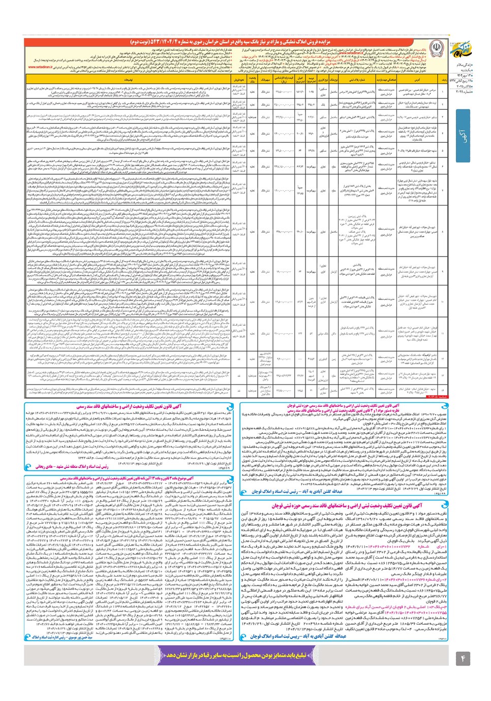 روزنامه تاریخ ۱۴ مهر ۱۴۰۴